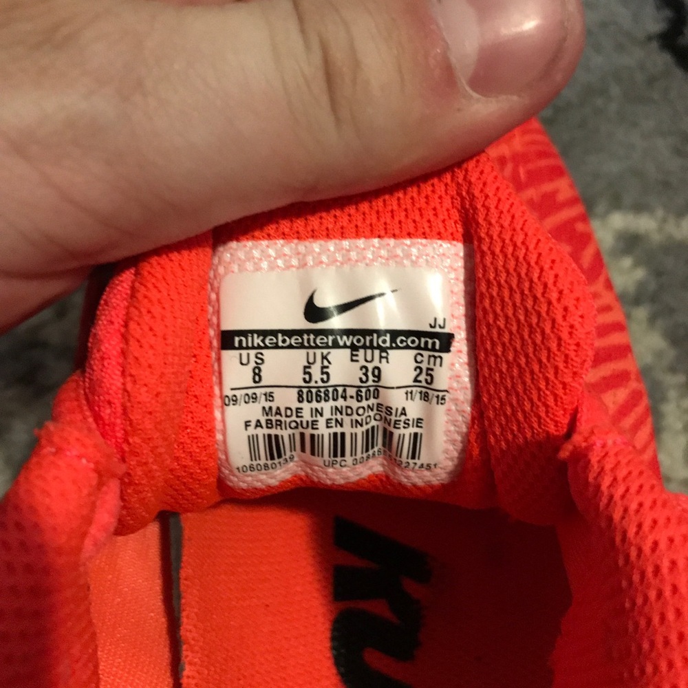 Nike Blood Orange Neutral Soft Ride Running Shoes - Picture 4 of 4